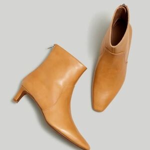 Madewell Tan Ankle Booties